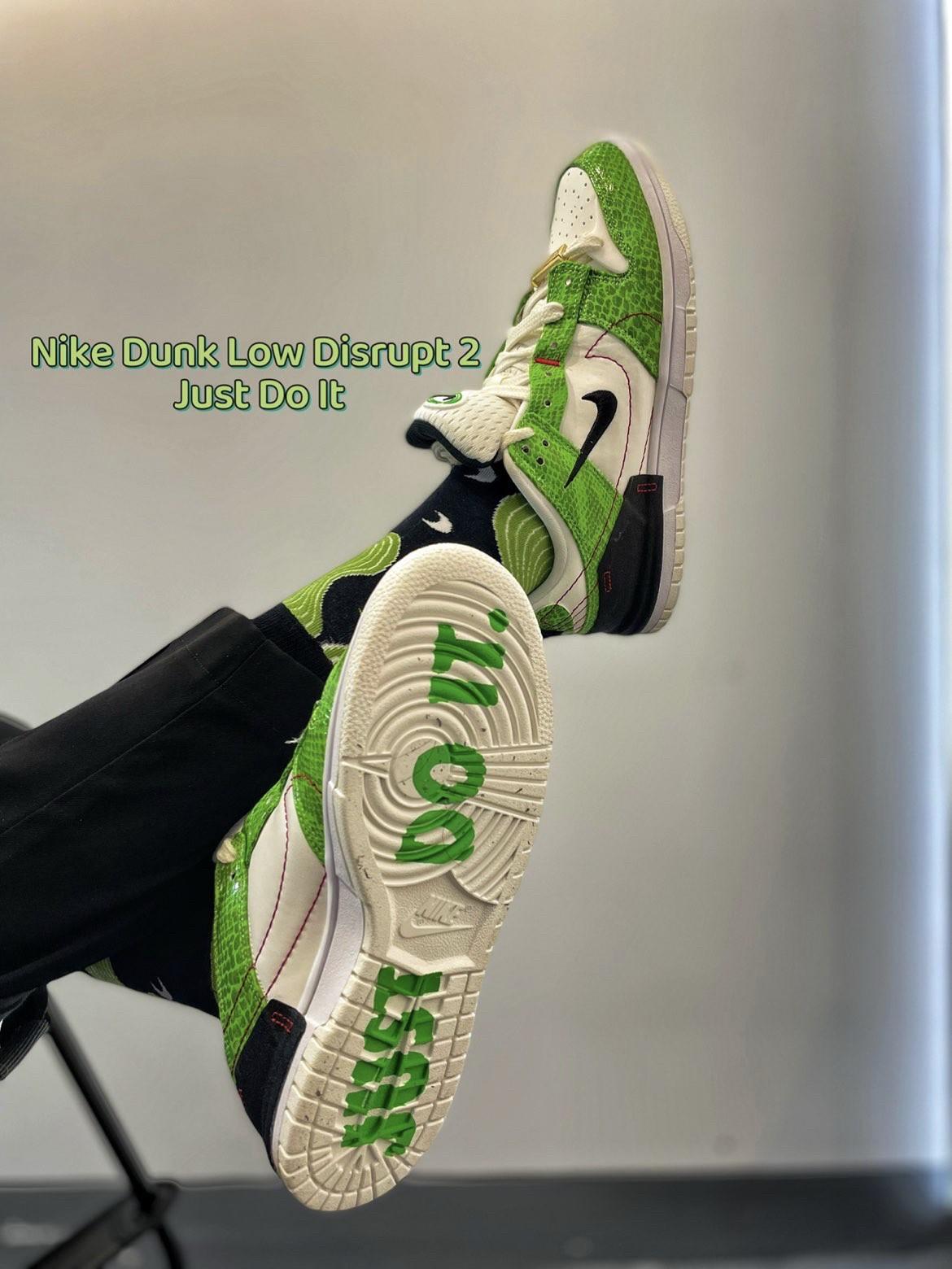 绿色系休闲dunk颜值不错